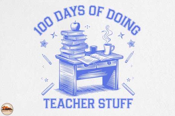 100 Days of Doing Teacher Stuff PNG