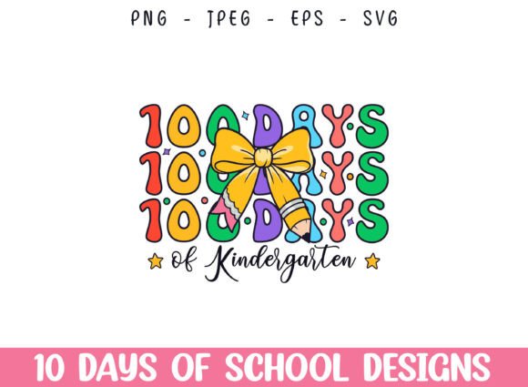 100 Days of Kindergarten Pre School SVG: A Strategic Asset for Educational Branding and Custom Merchandise
