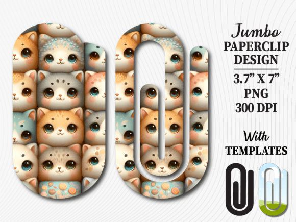 Cute Kawaii Cat Kitten Jumbo Paperclip: The Ultimate Digital Solution for Creative Organization