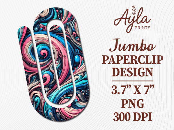 Galaxy Psychedelic Jumbo Paperclip: A Strategic Asset for Creative Branding and Organization