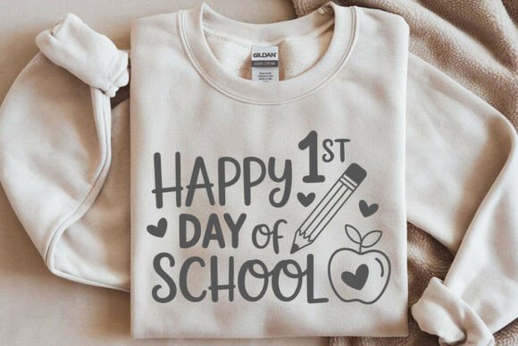 Happy 1st Day of School SVG, First Day