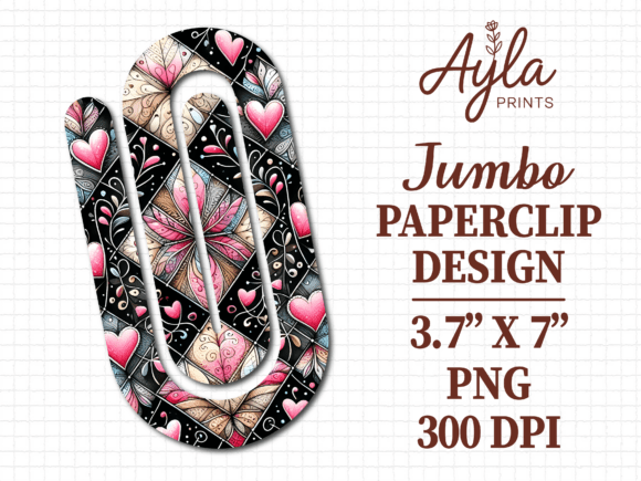 Rainbow Colorful Art Jumbo Paperclip
