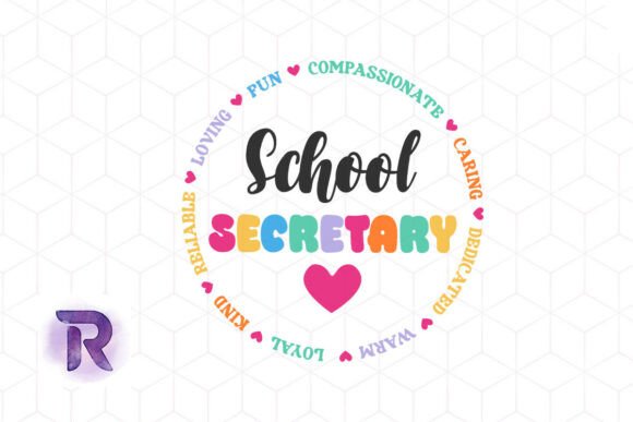 School Back to Secretary Sublimation PNG: The Ultimate Solution for Teacher Appreciation Projects