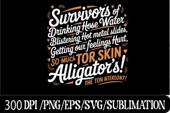 Survivors of Childhood Fun SVG Design: A Nostalgic Toolkit for Modern Creators