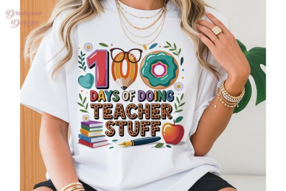 Unleash Your Creativity with 100 Days Teacher Stuff PNG Clipart